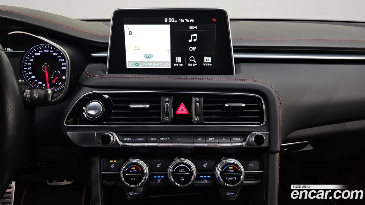 Genesis G70 2018 Черный из Кореи, фото 5