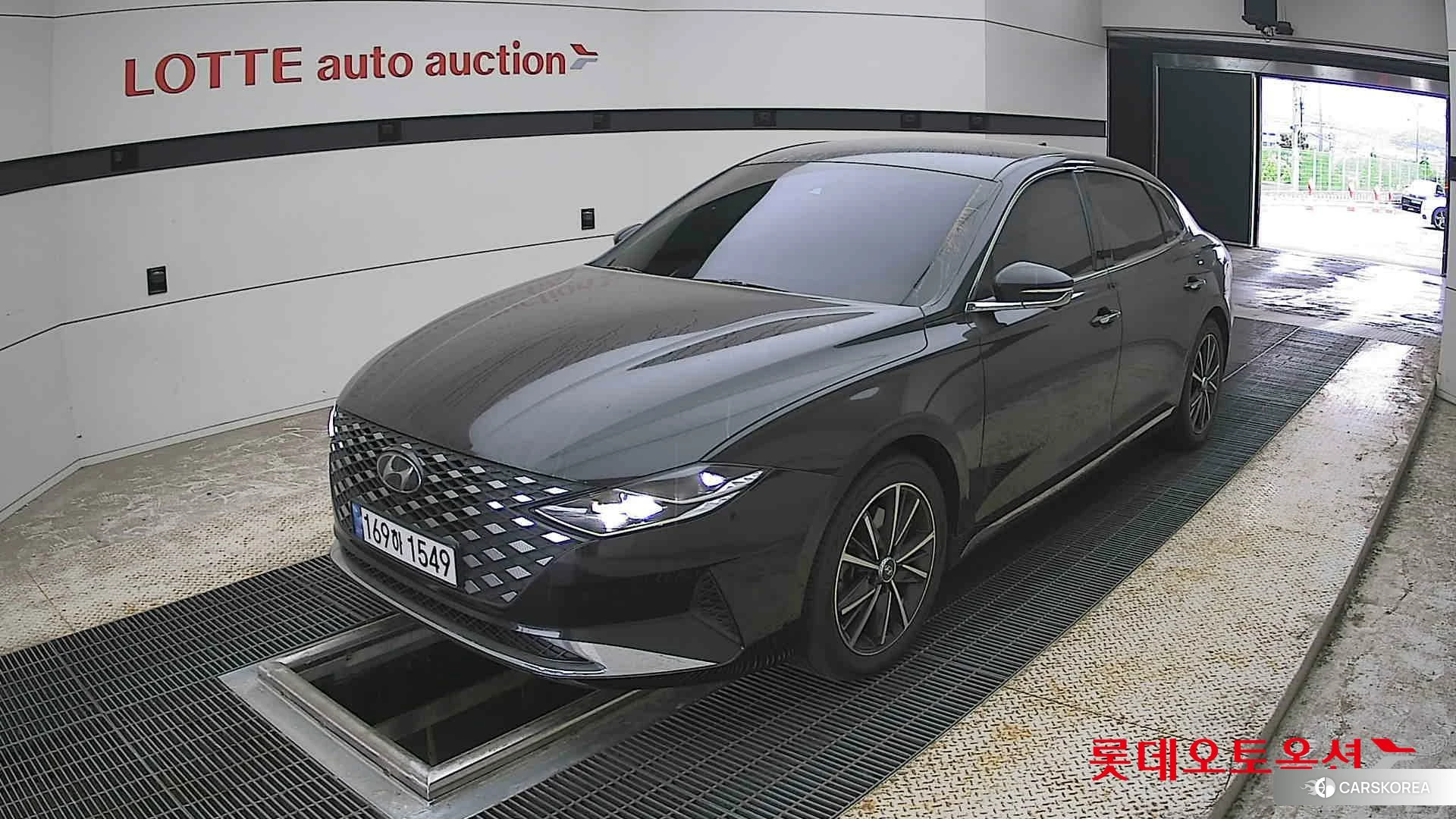 Hyundai Grandeur 2022 Midnight Black Pearl из Кореи, фото 5