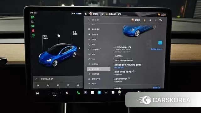 Tesla Model 3 2020 Синий из Кореи, фото 5