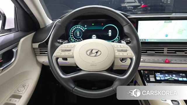 Hyundai The New Grandeur IG Hybrid 2021 Белый из Кореи, фото 5