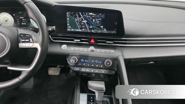 Hyundai Avante Hybrid (CN7) 2021 Белый из Кореи, фото 5