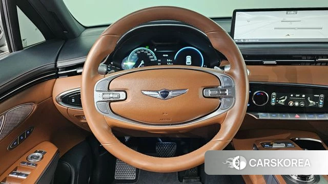 Genesis GV70 2022 Темно-зеленый из Кореи, фото 5