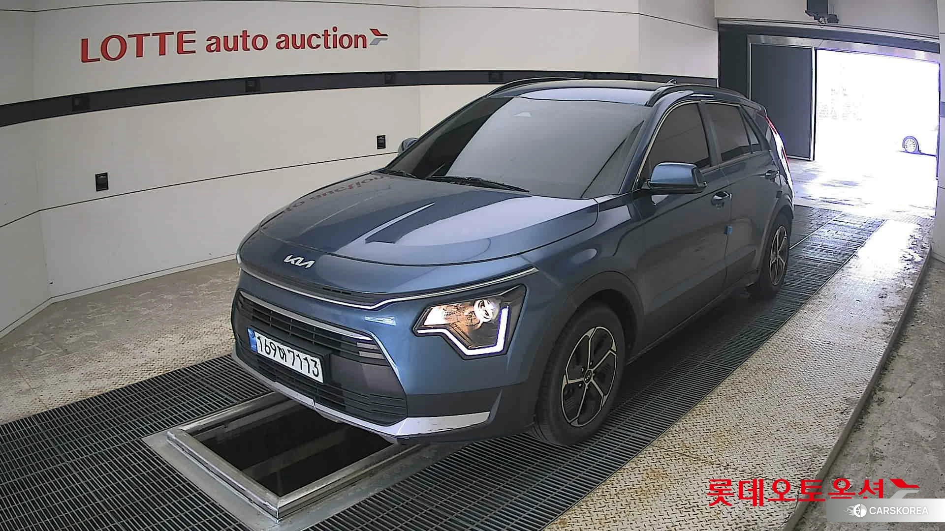 Kia Niro Hybrid 2022 Mineral Blue из Кореи, фото 5
