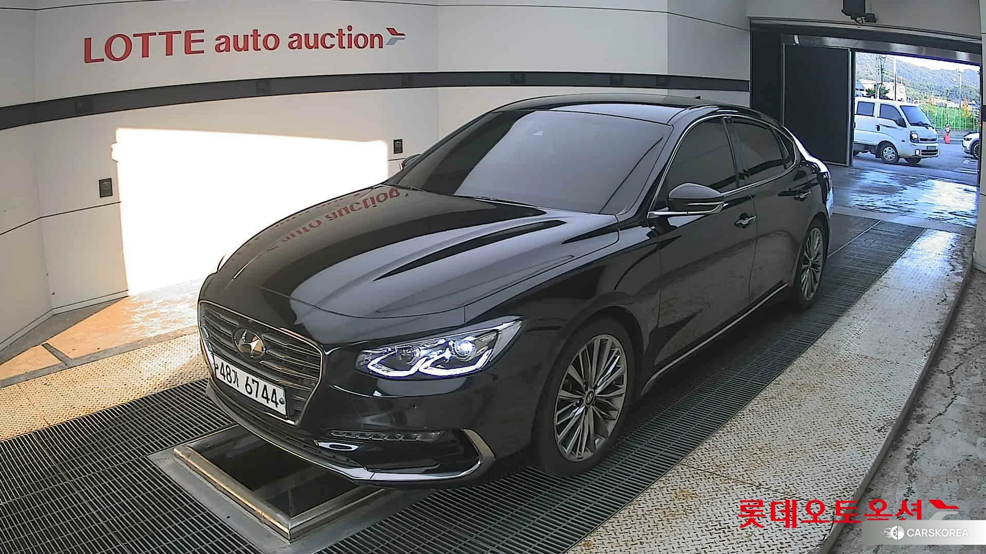Hyundai Grandeur 2018 Черный из Кореи, фото 5