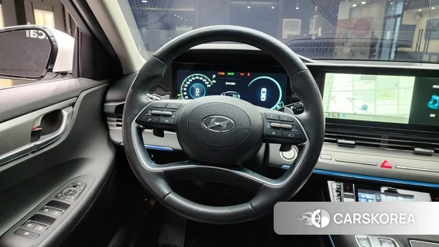 Hyundai The New Grandeur IG Hybrid 2021 Белый из Кореи, фото 5