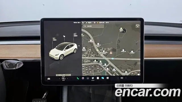 Tesla Model Y 2021 Белый из Кореи, фото 5