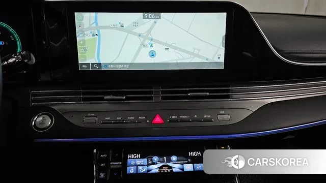 Hyundai The New Grandeur IG Hybrid 2022 Черный из Кореи, фото 5