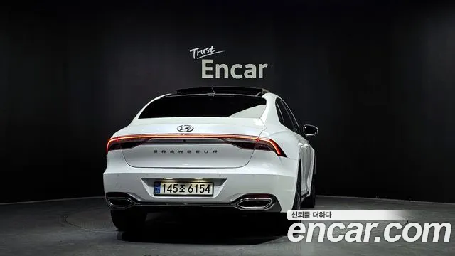 Hyundai The New Grandeur IG Hybrid 2021 Белый из Кореи, фото 5