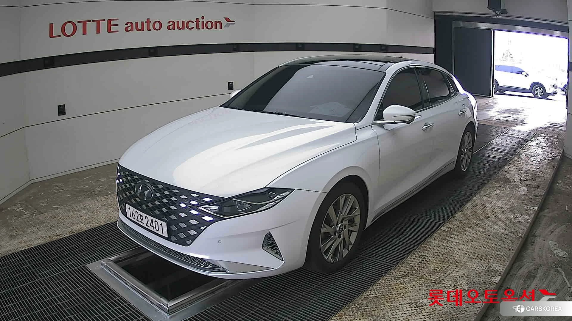Hyundai Grandeur Hybrid 2021 White cream (optional) из Кореи, фото 5