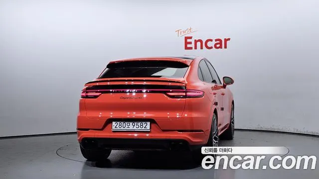 Porsche Cayenne (PO536) 2020 Оранжевый из Кореи, фото 5