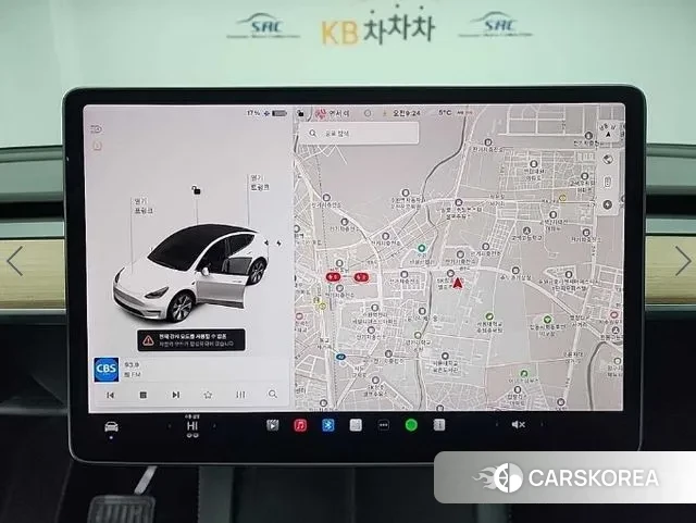 Tesla Model Y 2021 Белый из Кореи, фото 5