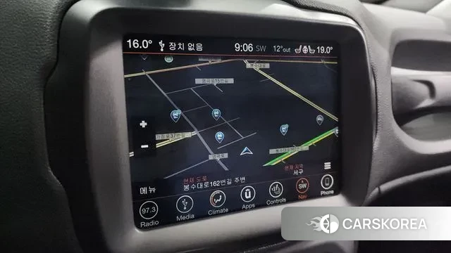 Jeep Renegade 2018 Небесно-голубой из Кореи, фото 5