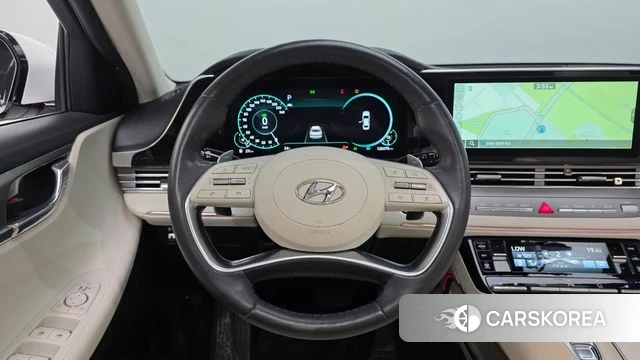 Hyundai The New Grandeur IG Hybrid 2022 Белый из Кореи, фото 6