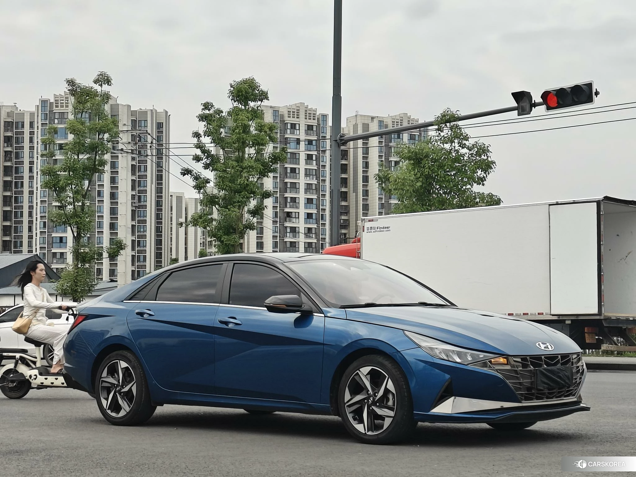 Hyundai Elantra 2020 Синий из Китая, фото 6