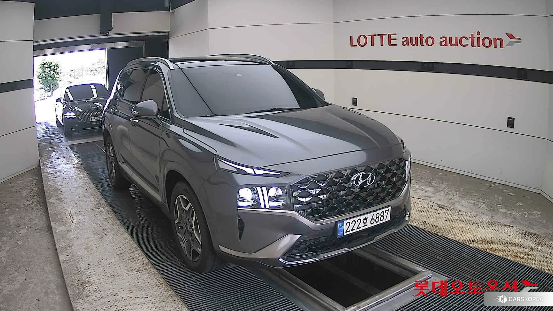 Hyundai Santa Fe Hybrid 2023 Magnetic Grey Metallic из Кореи, фото 6