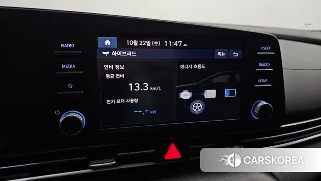 Hyundai Avante Hybrid (CN7) 2022 Белый из Кореи, фото 6