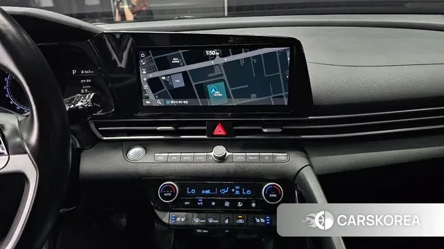 Hyundai Avante Hybrid (CN7) 2020 Черный из Кореи, фото 6