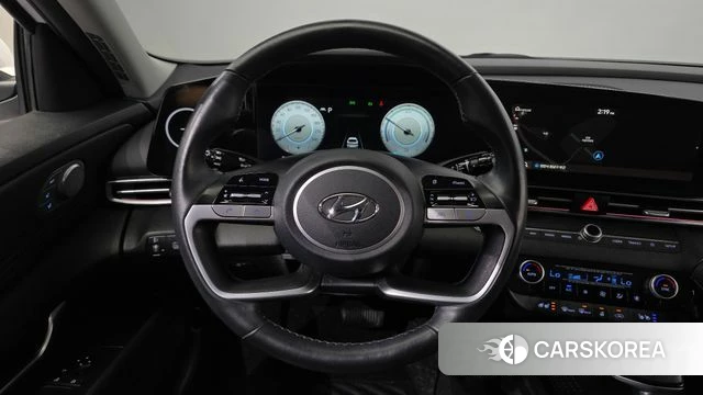Hyundai Avante Hybrid (CN7) 2020 Белый из Кореи, фото 6