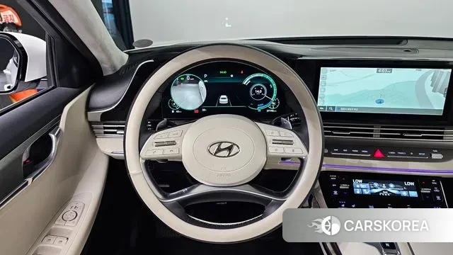 Hyundai The New Grandeur IG Hybrid 2022 Белый из Кореи, фото 6