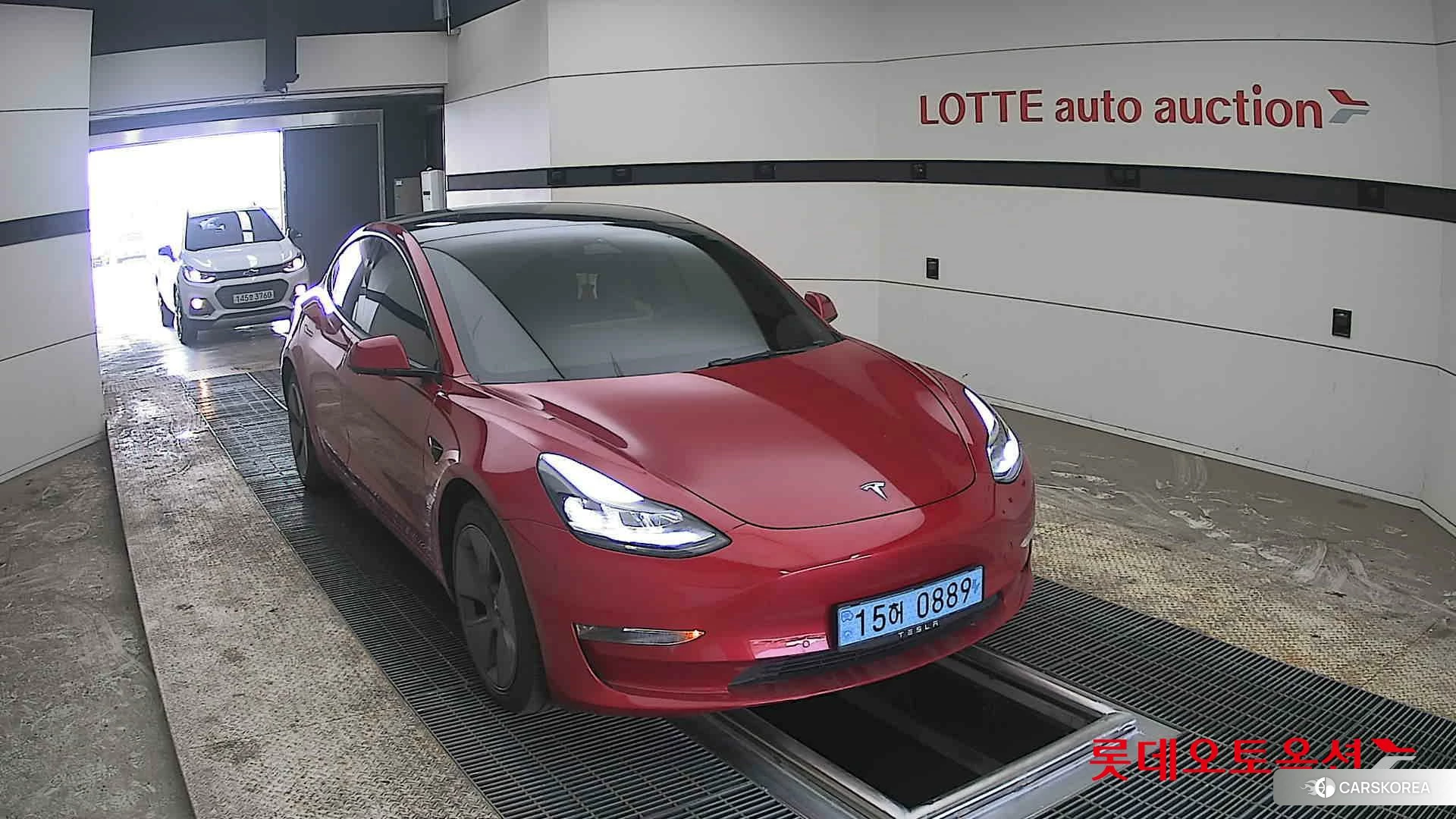 Tesla Model 3 Long Range 2022 Red Multi-coat из Кореи, фото 6