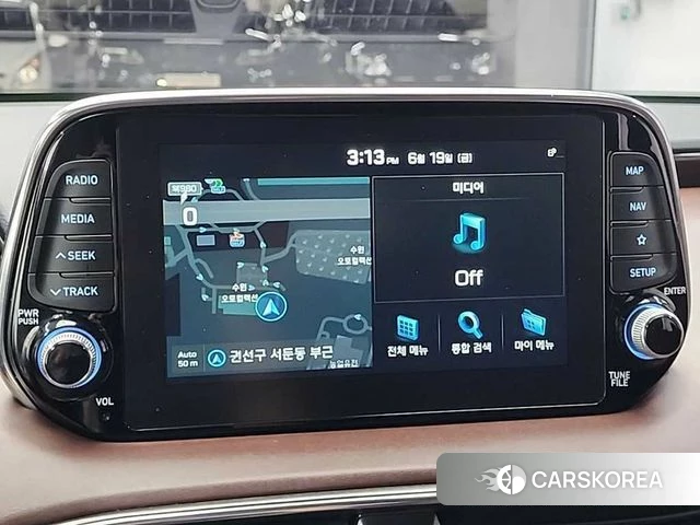 Hyundai Santa Fe TM 2018 Синий из Кореи, фото 6