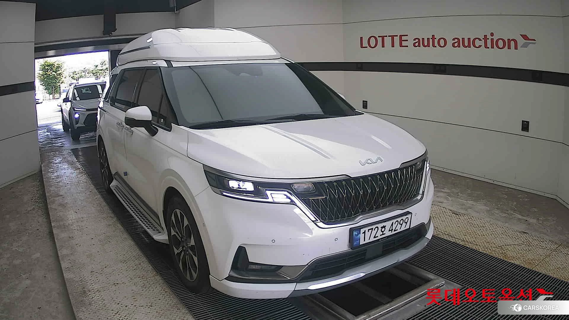 Kia Carnival Hairimujin 2023 Snow White Pearl (optional) из Кореи, фото 6