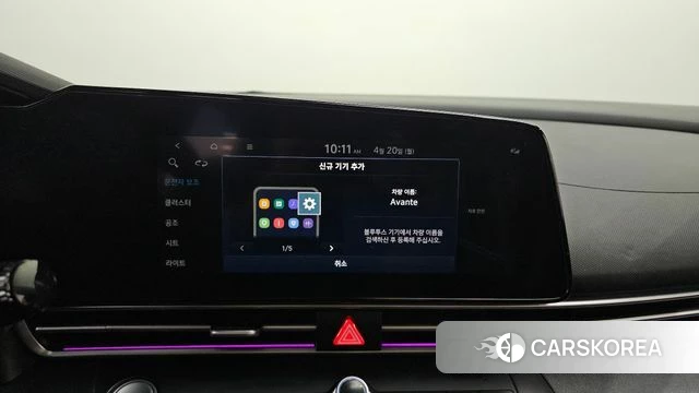 Hyundai Avante (CN7) 2022 Черный из Кореи, фото 6