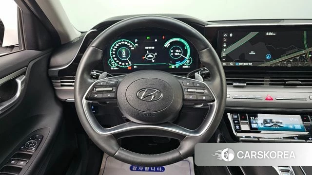Hyundai The New Grandeur IG Hybrid 2022 Белый из Кореи, фото 6