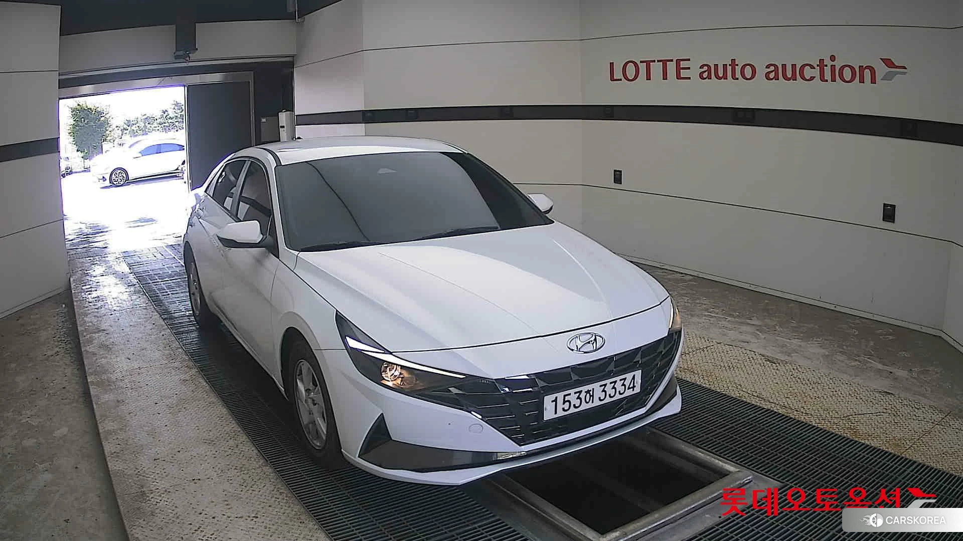 Hyundai Avante 2021 Polar White из Кореи, фото 6