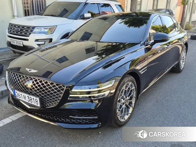 Genesis G80 (RG3) 2021 Черный из Кореи, фото 6