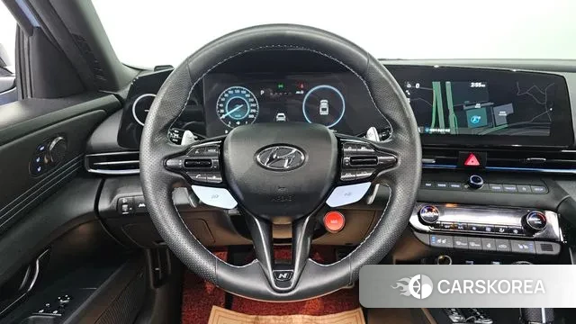 Hyundai Avante (CN7) 2022 Небесно-голубой из Кореи, фото 6