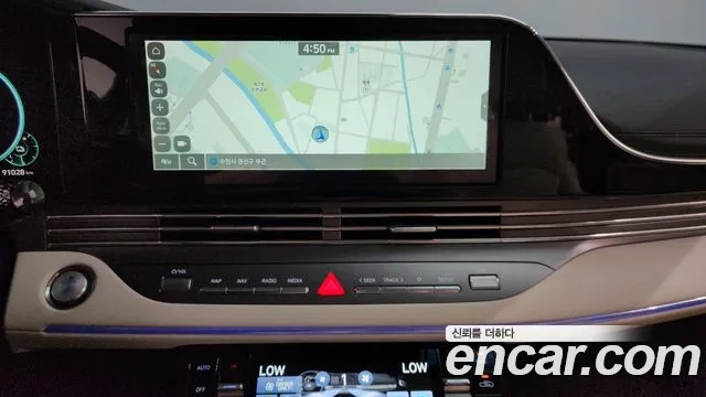 Hyundai The New Grandeur IG Hybrid 2021 Серый из Кореи, фото 6