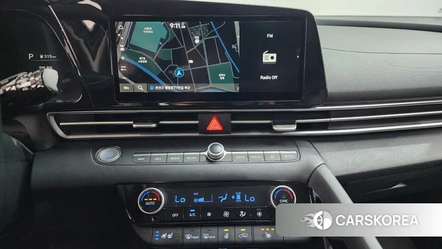 Hyundai Avante Hybrid (CN7) 2021 Черный из Кореи, фото 6