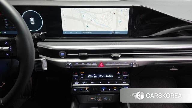 Hyundai Grandeur Hybrid (GN7) 2022 Черный из Кореи, фото 6