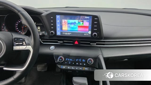 Hyundai Avante (CN7) 2021 Небесно-голубой из Кореи, фото 6