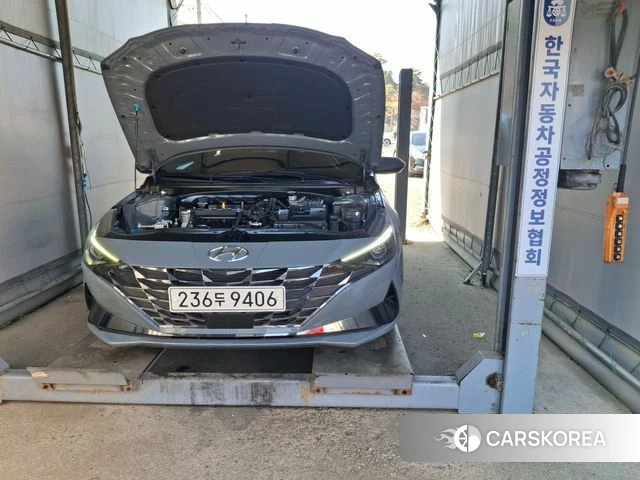 Hyundai Avante (CN7) 2021 Синий нефрит из Кореи, фото 6