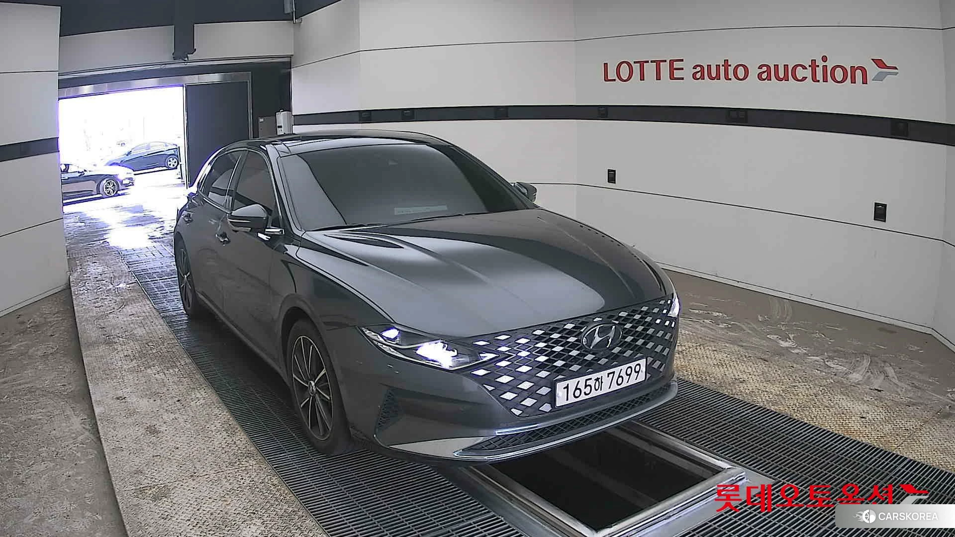 Hyundai Grandeur 2022 Nocturne Grey Metallic из Кореи, фото 6