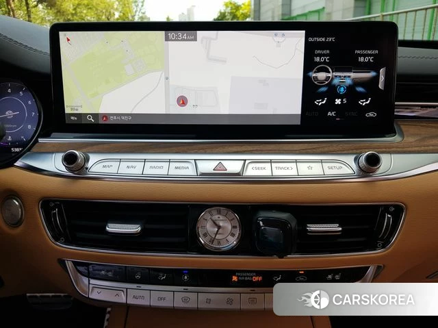 Kia The New K9 2nd generation 2022 Темно-зеленый из Кореи, фото 6