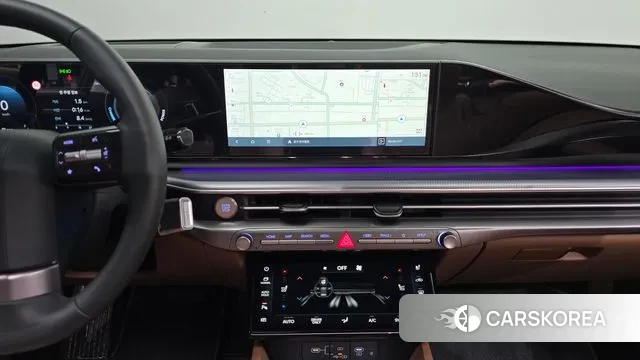 Hyundai Grandeur Hybrid (GN7) 2023 Серебристо-серый из Кореи, фото 6