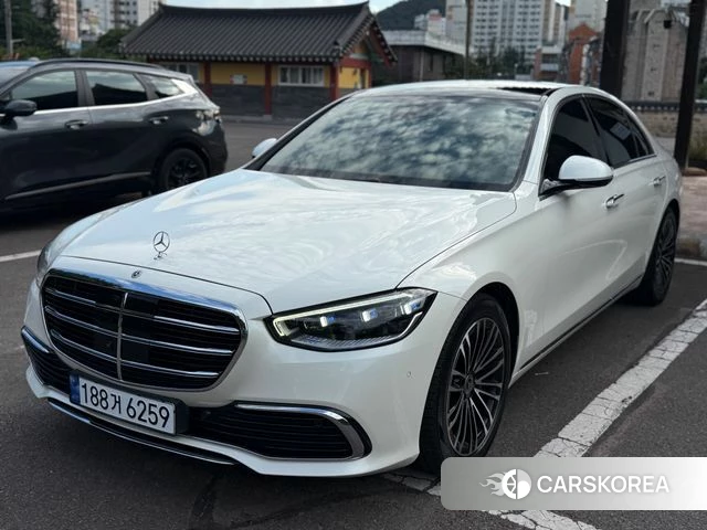 Mercedes-Benz S-Class W223 2022 Жемчужный цвет из Кореи, фото 6