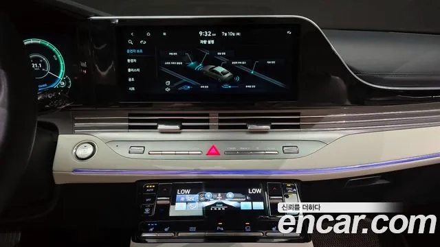 Hyundai The New Grandeur IG Hybrid 2021 Синий из Кореи, фото 6