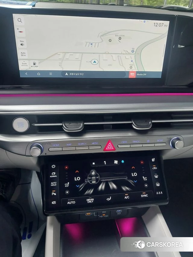 Hyundai Grandeur Hybrid (GN7) 2023 Серебристо-серый из Кореи, фото 6