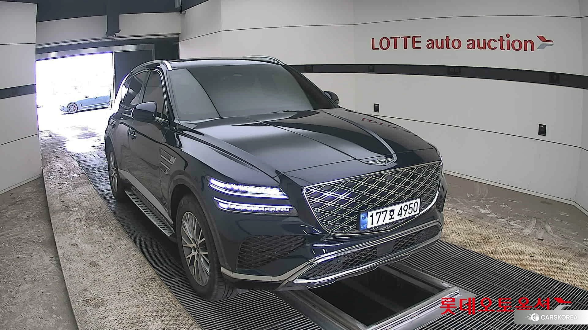 Hyundai GV80 2024 Capri Blue из Кореи, фото 6