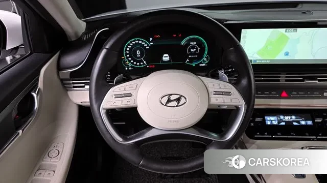 Hyundai The New Grandeur IG Hybrid 2021 Белый из Кореи, фото 6