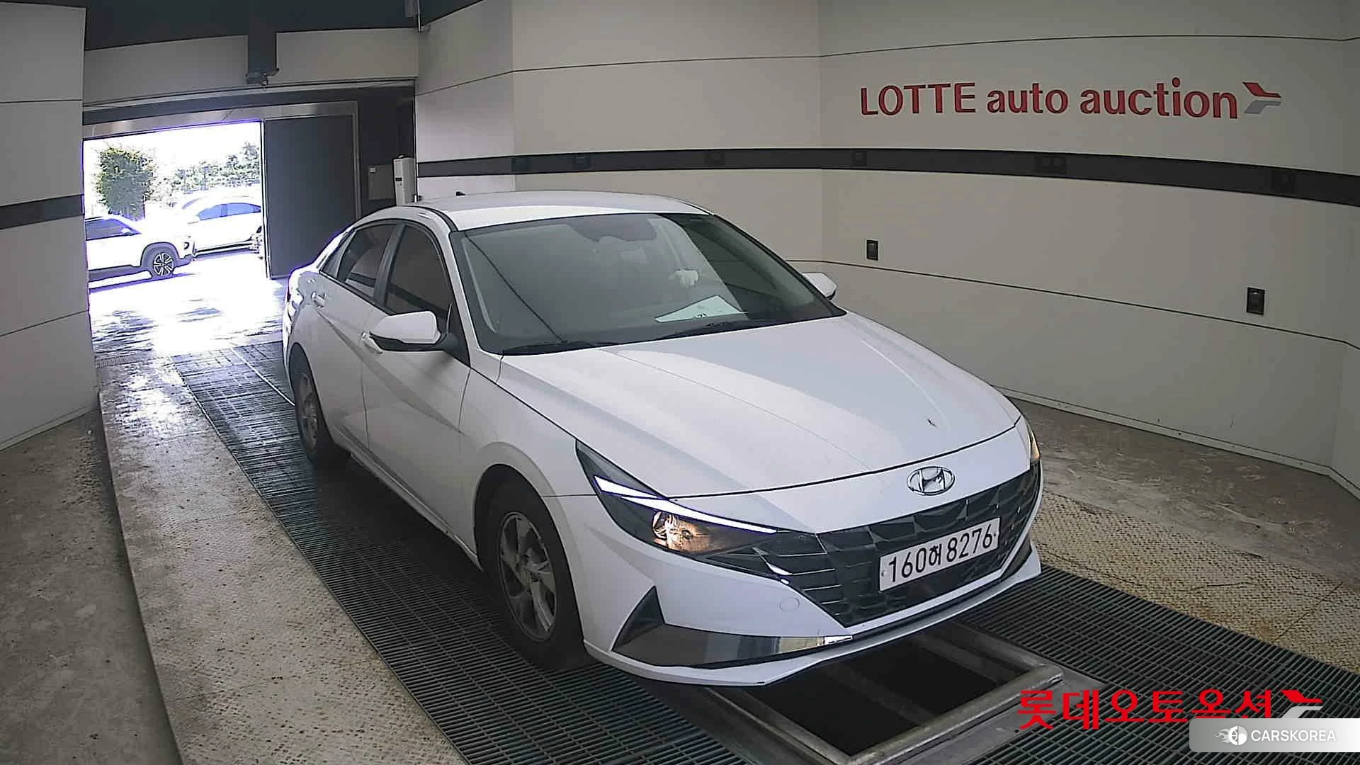 Hyundai Avante 2021 Polar White из Кореи, фото 6