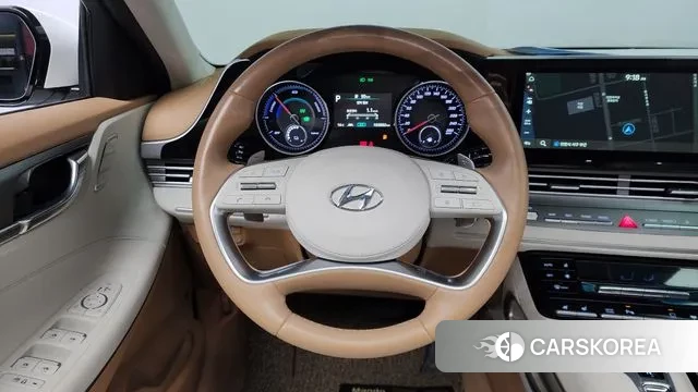 Hyundai The New Grandeur IG Hybrid 2021 Белый из Кореи, фото 6