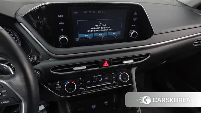 Hyundai Sonata Hybrid (DN8) 2021 Серебристо-серый из Кореи, фото 6