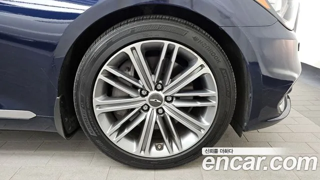 Genesis G80 2018 Синий из Кореи, фото 6