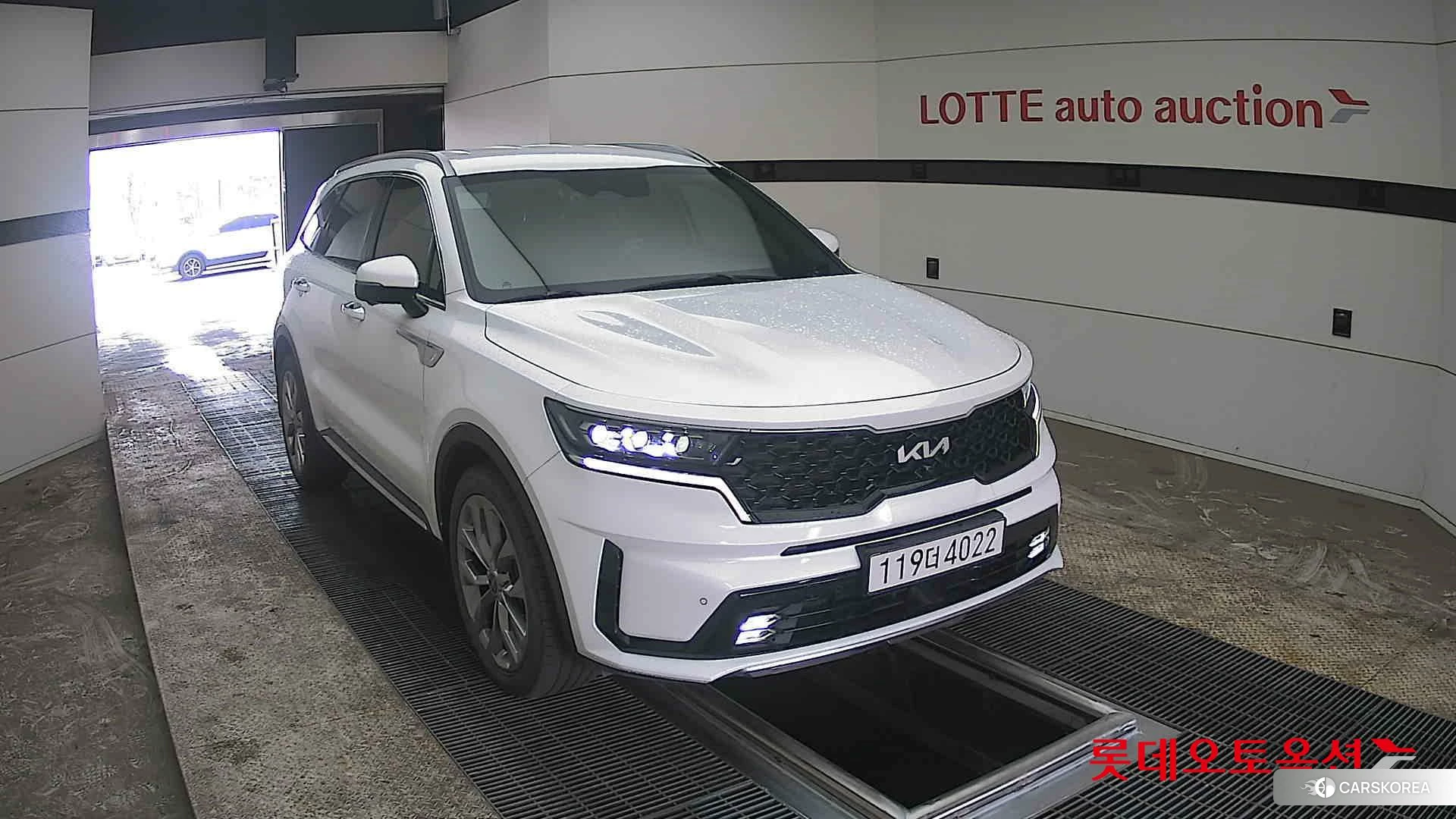 Kia Sorento 2022 Snow White Pearl (optional) из Кореи, фото 6