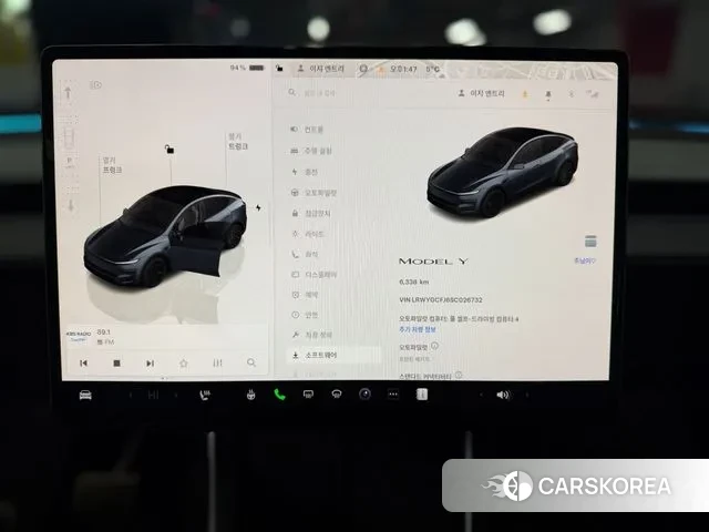 Tesla Model Y 2025 Серый из Кореи, фото 6